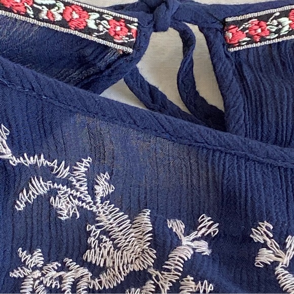 Knox Rose Gauze Embroidered Baby Doll Dress - Picture 5 of 12